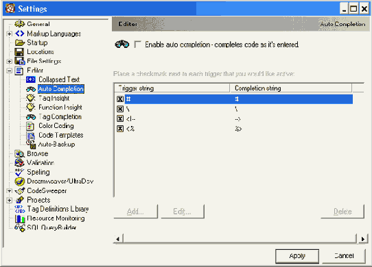 Web   Macromedia HOMESITE
