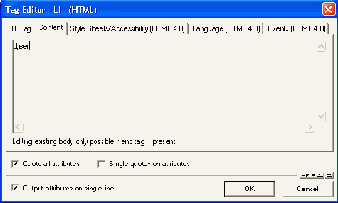 Web   Macromedia HOMESITE
